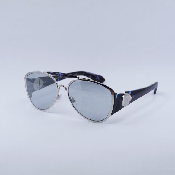🕶️ New Burberry BE3161 100569 Sunglasses - Silver/Blue Dark Havana Frame - Picture 1 of 14